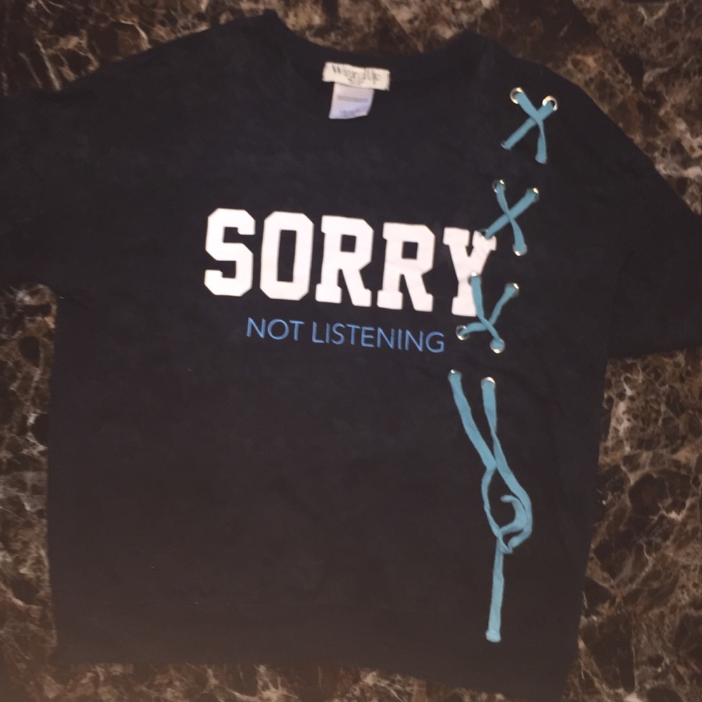 Sorry sweater. No tears or stains. L/G(11-13)